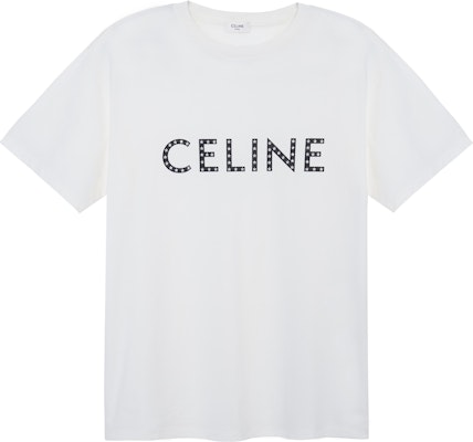 赛琳 23SS 白色星星铆钉宽松款棉质针织T恤 2X47F671Q-01OB Buy 赛琳 23SS 白色星星铆钉宽松款棉质针织T恤 2X47F671Q-01OB