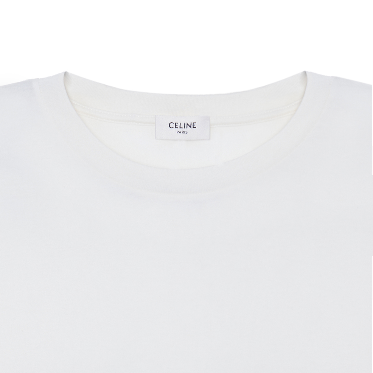 Shop 赛琳 23SS 白色星星铆钉宽松款棉质针织T恤 2X47F671Q-01OB