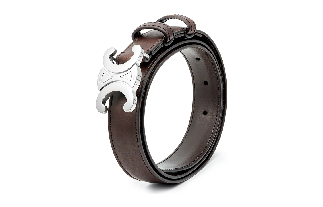 Details for CELINE  2.5cm Interlocking Buckle Casual Fashion Belt. 45AKA3A78.19SI