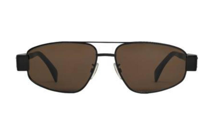 CELINE  Black Aviator Sunglasses with Metal Logo Design. 4S281CMLB38NM 圖 3