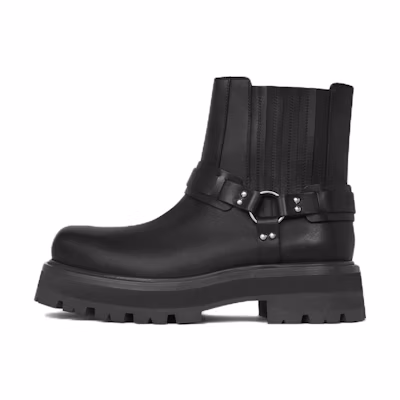 CELINE 'Black Calfskin Chelsea Boots'