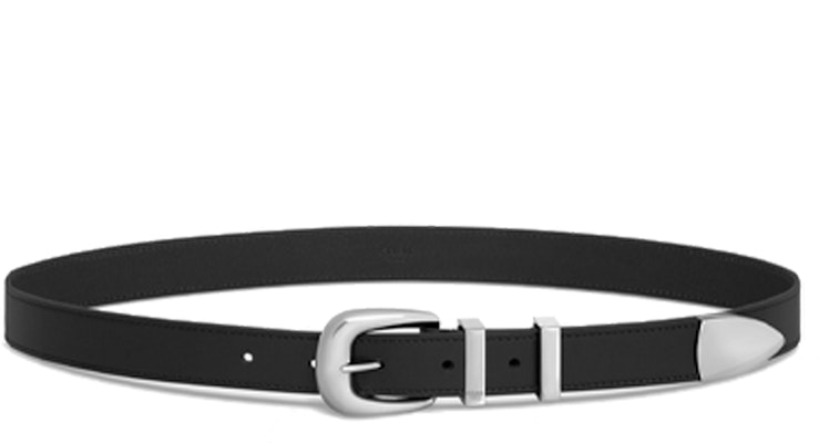 CELINE Black Calfskin Leather Belt with Buckle Decoration 2.5CM. 45BBX3AJG38SI Lookbook CELINE Black Calfskin Leather Belt with Buckle Decoration 2.5CM. 45BBX3AJG38SI