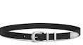 Lookbook CELINE Black Calfskin Leather Belt with Buckle Decoration 2.5CM. 45BBX3AJG38SI