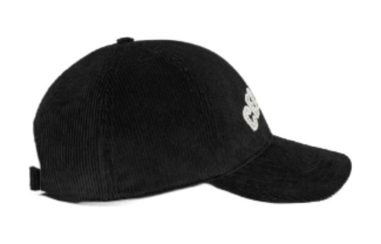Purchase CELINE  Black Cotton Cap with Embroidered Patch Design 2AUX3580W38NO
