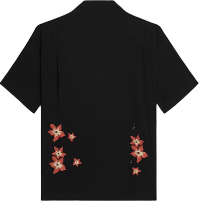 CELINE Black Floral Print Button-Up Loose Fit Long Sleeve Shirt 2C70B852C-38NO Lookbook CELINE Black Floral Print Button-Up Loose Fit Long Sleeve Shirt 2C70B852C-38NO