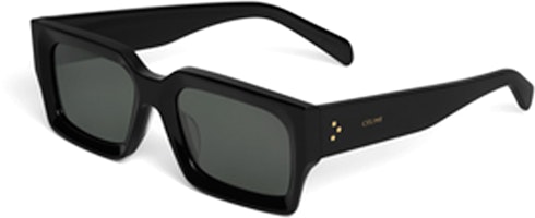 CELINE Black Irregular Logo Detail Sunglasses 4S280CPLB38NO CELINE Black Irregular Logo Detail Sunglasses 4S280CPLB38NO