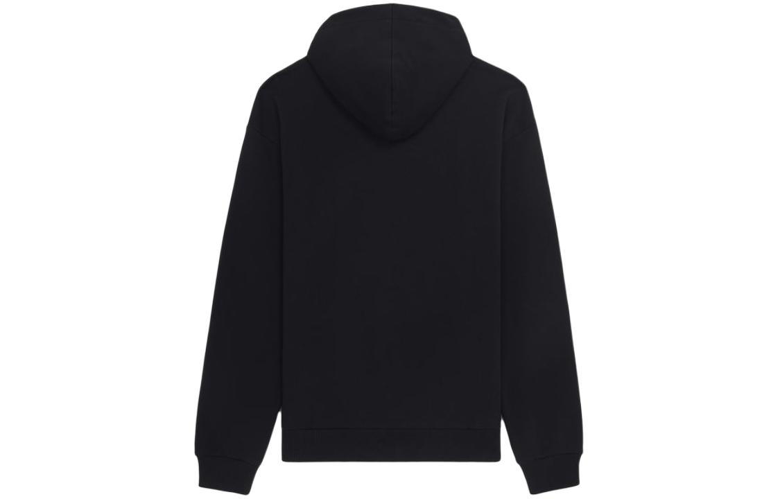 CELINE  Black Logo Embroidered Oversized Hoodie with Drawstrings. 2Y697670Q-38NO 圖 3