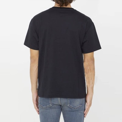 CELINE 黑色标志印花休闲圆领T恤 2X24J671Q-38XC Shop CELINE 黑色标志印花休闲圆领T恤 2X24J671Q-38XC