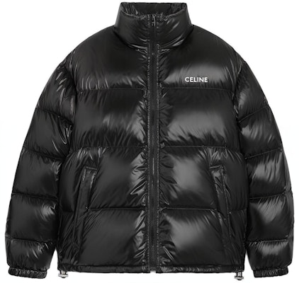 CELINE Black Logo Print Loose-Fit Puffer Jacket. 2W31A595K-38NO Buy CELINE Black Logo Print Loose-Fit Puffer Jacket. 2W31A595K-38NO