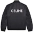 Lookbook CELINE Jaket Longgar Hitam Logo Print Lengan Panjang Outerwear 2W426889O-38NO