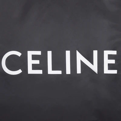 CELINE Jaket Longgar Hitam Logo Print Lengan Panjang Outerwear 2W426889O-38NO Shop CELINE Jaket Longgar Hitam Logo Print Lengan Panjang Outerwear 2W426889O-38NO