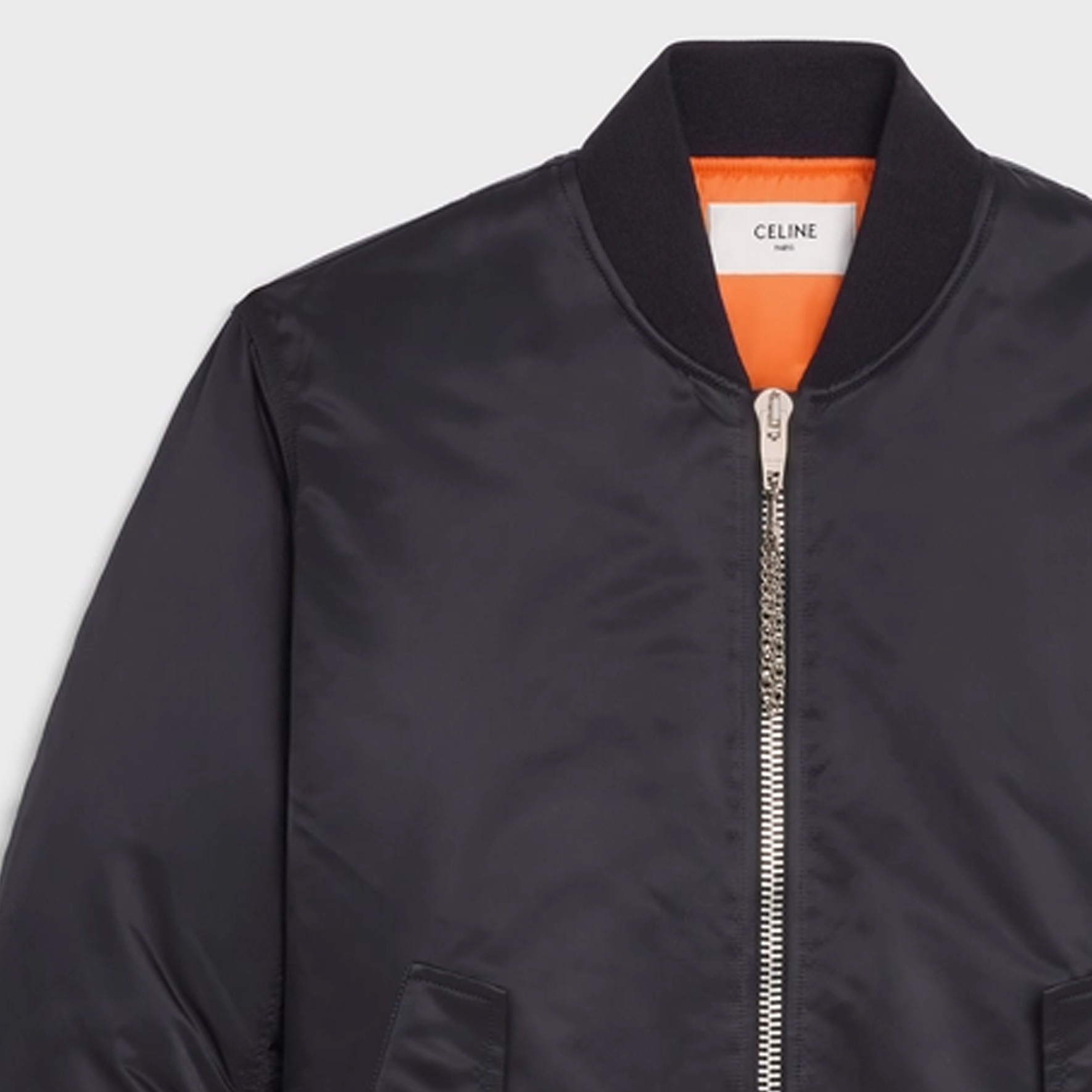 CELINE  Black Logo Print Loose Fit Jacket Long Sleeve Outerwear 2W426889O-38NO 圖 6