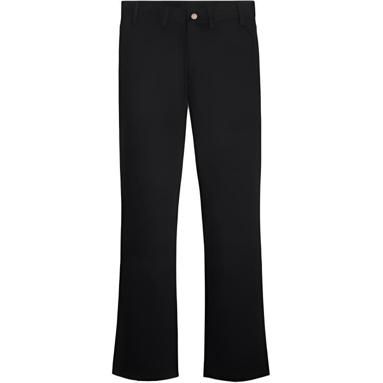 CELINE  Black Mid-Rise Flared Denim Jeans with Frayed Seams. 2N583760D-38NF