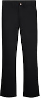 CELINE Black Mid-Rise Flared Denim Jeans with Frayed Seams. 2N583760D-38NF CELINE Black Mid-Rise Flared Denim Jeans with Frayed Seams. 2N583760D-38NF