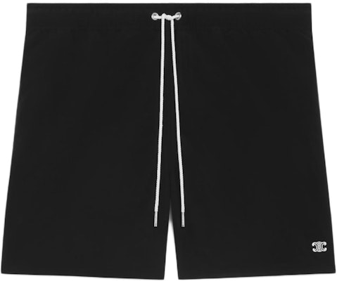 CELINE Black Mid-Rise Straight-Leg Casual Shorts with Belt. 2Z732519U-38NO Order CELINE Black Mid-Rise Straight-Leg Casual Shorts with Belt. 2Z732519U-38NO