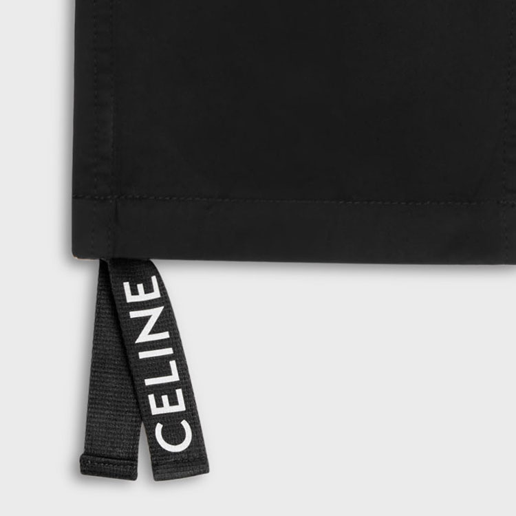 Details for CELINE  Black Mid-Rise Straight-Leg Utility Cargo Pants. 2Z603219I-38NO