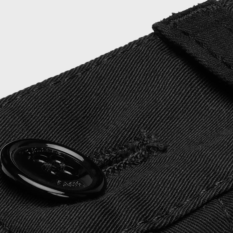 Sizing CELINE  Black Mid-Rise Straight-Leg Utility Cargo Pants. 2Z603219I-38NO