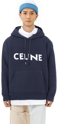 CELINE Black Pullover Hoodie with Solid Color Logo Print. 2A85W423P-38NO Purchase CELINE Black Pullover Hoodie with Solid Color Logo Print. 2A85W423P-38NO