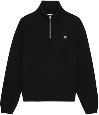 CELINE Sweater Lengan Panjang Logo Hitam Bertekstur. 2ADBH048T-38OW Order CELINE Sweater Lengan Panjang Logo Hitam Bertekstur. 2ADBH048T-38OW