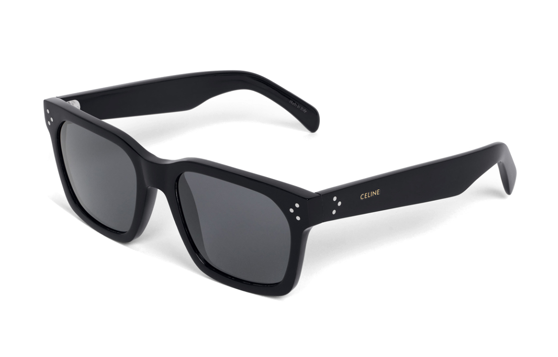 Lookbook CELINE  Black Square Sunglasses - Minimalist, Trendy, Versatile Design. 4S248CPLB38NO