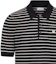 Lookbook CELINE 黑色條紋短袖半開襟POLO衫. 2ADCT367Y-38EC