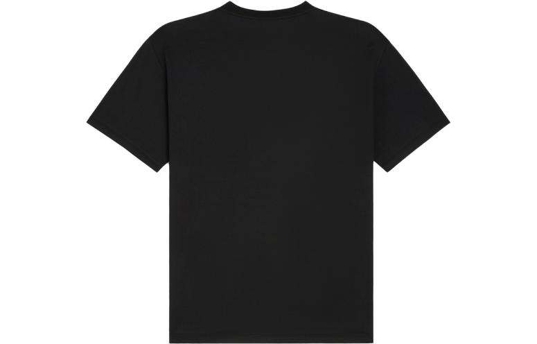 Lookbook CELINE Kaos Hitam Logo Huruf Crew Neck Lengan Pendek. 2X51I671Q-38BR