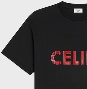 CELINE 黑色字母Logo印花圓領短袖T恤。 2X51I671Q-38BR Purchase CELINE 黑色字母Logo印花圓領短袖T恤。 2X51I671Q-38BR