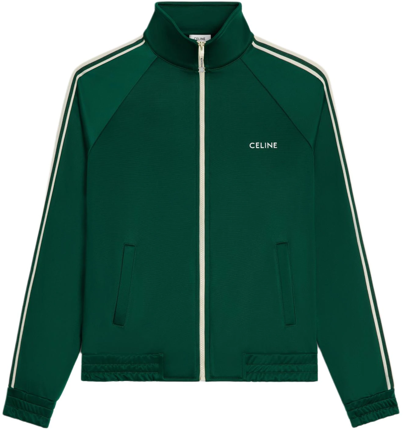 celine-bottle-green-logo-print-striped-zip-up-casual-jacket-2-y99-e859-w-55-vz
