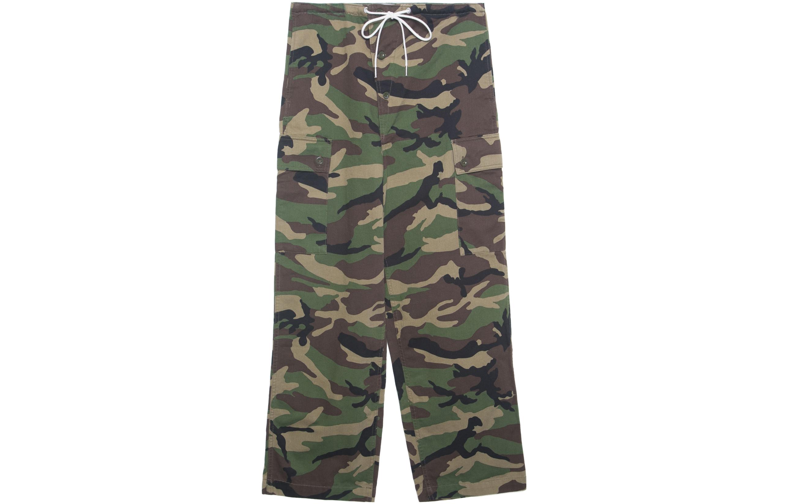 Order CELINE  BOY DOLL FW22 Camouflage Print Straight Pants Khaki. 2Z133494M-02KK