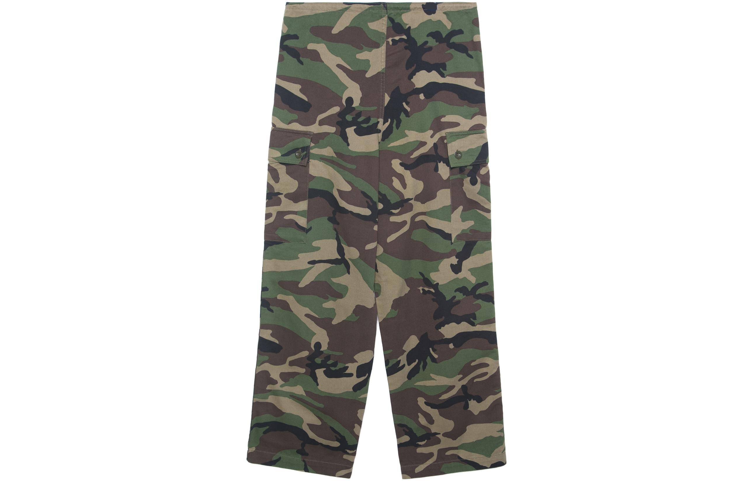 Lookbook CELINE  BOY DOLL FW22 Camouflage Print Straight Pants Khaki. 2Z133494M-02KK