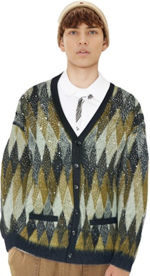 セリーヌ ボーイドール FW22 スパンコール刺繍ニットカーディガン グリーン 2AA48606S-30GR Shop セリーヌ ボーイドール FW22 スパンコール刺繍ニットカーディガン グリーン 2AA48606S-30GR