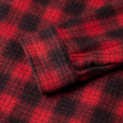 CELINE Boy Doll Plaid Button-Up Loose Long-Sleeve Shirt Red 2C574017F-27RB Purchase CELINE Boy Doll Plaid Button-Up Loose Long-Sleeve Shirt Red 2C574017F-27RB