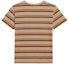 Lookbook Camiseta CELINE Marrón a Rayas con Logo Bordado y Cuello Redondo. 2X392305I-02MD
