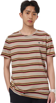 Camiseta CELINE Marrón a Rayas con Logo Bordado y Cuello Redondo. 2X392305I-02MD Shop Camiseta CELINE Marrón a Rayas con Logo Bordado y Cuello Redondo. 2X392305I-02MD