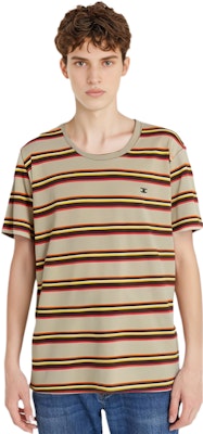 Camiseta CELINE Marrón a Rayas con Logo Bordado y Cuello Redondo. 2X392305I-02MD Purchase Camiseta CELINE Marrón a Rayas con Logo Bordado y Cuello Redondo. 2X392305I-02MD