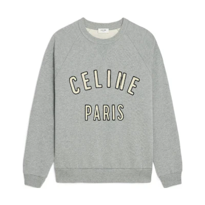 CELINE Casual Alphabet Crewneck Sweatshirt - Grey 2Y28D670Q-09HA