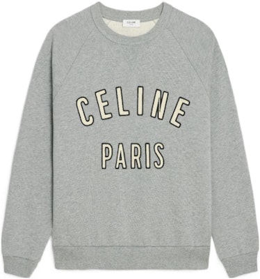 CELINE Kasual Alphabet Crewneck Sweatshirt - Kelabu 2Y28D670Q-09HA Order CELINE Kasual Alphabet Crewneck Sweatshirt - Kelabu 2Y28D670Q-09HA