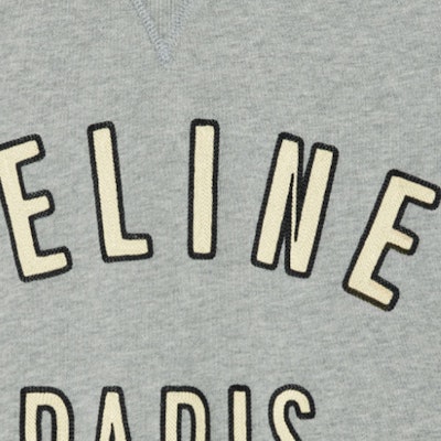 CELINE Kasual Alphabet Crewneck Sweatshirt - Kelabu 2Y28D670Q-09HA Details for CELINE Kasual Alphabet Crewneck Sweatshirt - Kelabu 2Y28D670Q-09HA