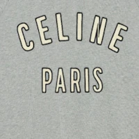 Cheap CELINE 休閒字母圓領長袖上衣 - 灰色 2Y28D670Q-09HA