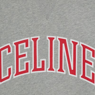 셀린느 레터 로고 프린트 긴팔 크루넥 스웨트셔츠. 2Y74F670Q-09UY Details for 셀린느 레터 로고 프린트 긴팔 크루넥 스웨트셔츠. 2Y74F670Q-09UY