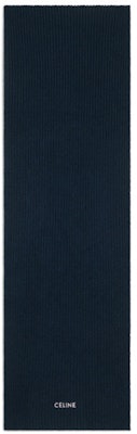 CELINE Syal Rajut Bordir Biru Navy 2AG84207O-07MR Buy CELINE Syal Rajut Bordir Biru Navy 2AG84207O-07MR