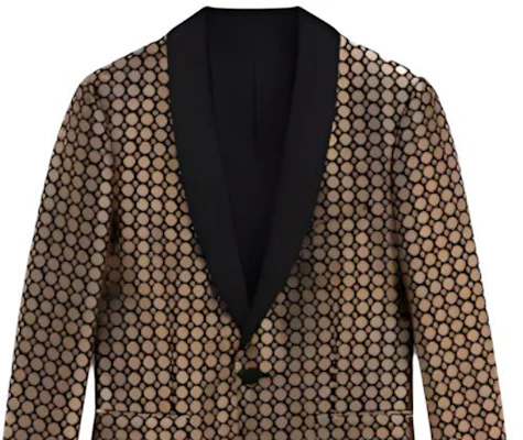 CELINE 金色波點印花長袖西裝外套。 2V094858E-38NG Lookbook CELINE 金色波點印花長袖西裝外套。 2V094858E-38NG