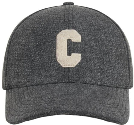 CELINE Grey Baseball Cap with Letter C Logo. 2AUY8932F-38VB Buy CELINE Grey Baseball Cap with Letter C Logo. 2AUY8932F-38VB