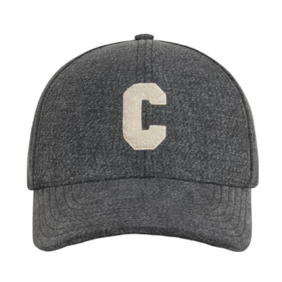 CELINE Grey Baseball Cap with Letter C Logo. 2AUY8932F-38VB