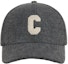 Order CELINE Grey Baseball Cap with Letter C Logo. 2AUY8932F-38VB