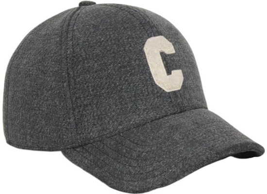 CELINE Grey Baseball Cap with Letter C Logo. 2AUY8932F-38VB Shop CELINE Grey Baseball Cap with Letter C Logo. 2AUY8932F-38VB