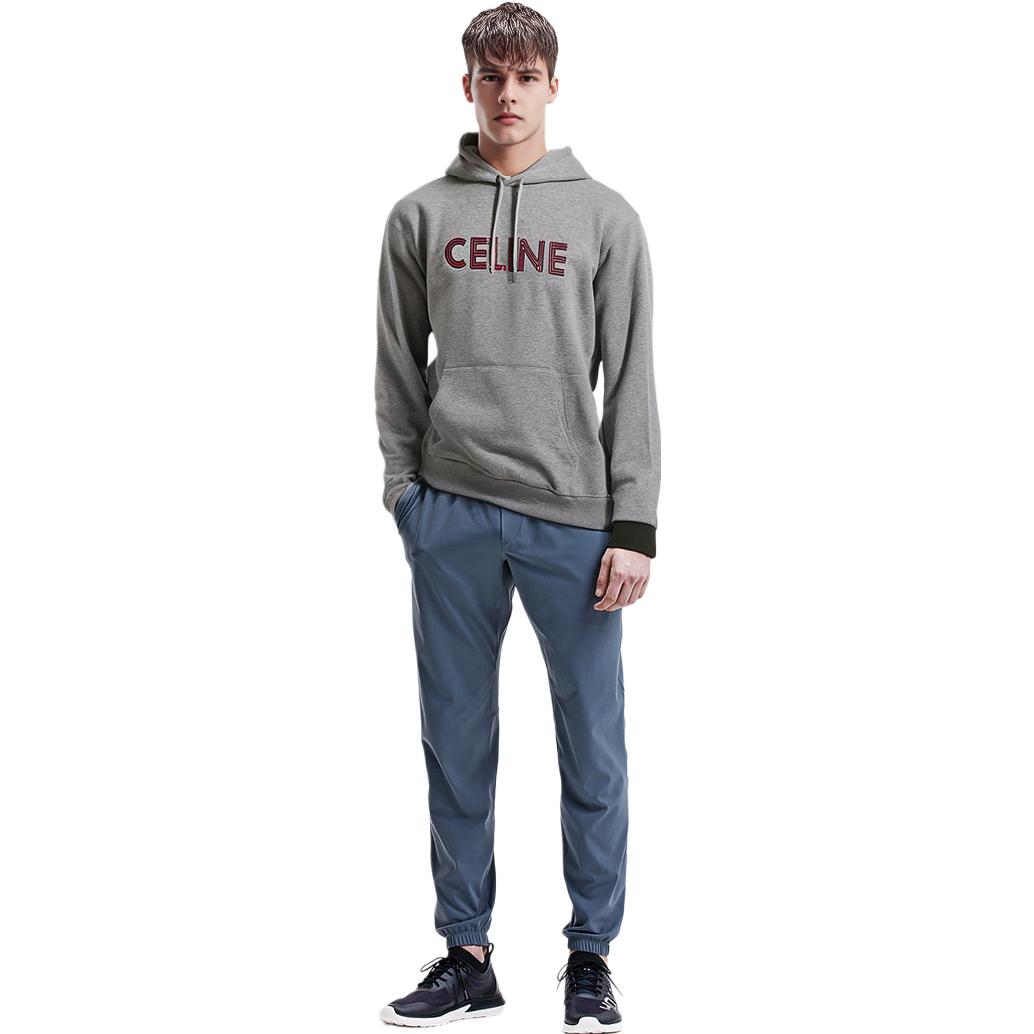 Shop 셀린 그레이 레터 프린트 풀오버 스웻셔츠. 2Y65D670Q-09BA