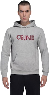 셀린 그레이 레터 프린트 풀오버 스웻셔츠. 2Y65D670Q-09BA Purchase 셀린 그레이 레터 프린트 풀오버 스웻셔츠. 2Y65D670Q-09BA