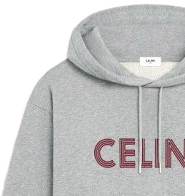 셀린 그레이 레터 프린트 풀오버 스웻셔츠. 2Y65D670Q-09BA Cheap 셀린 그레이 레터 프린트 풀오버 스웻셔츠. 2Y65D670Q-09BA