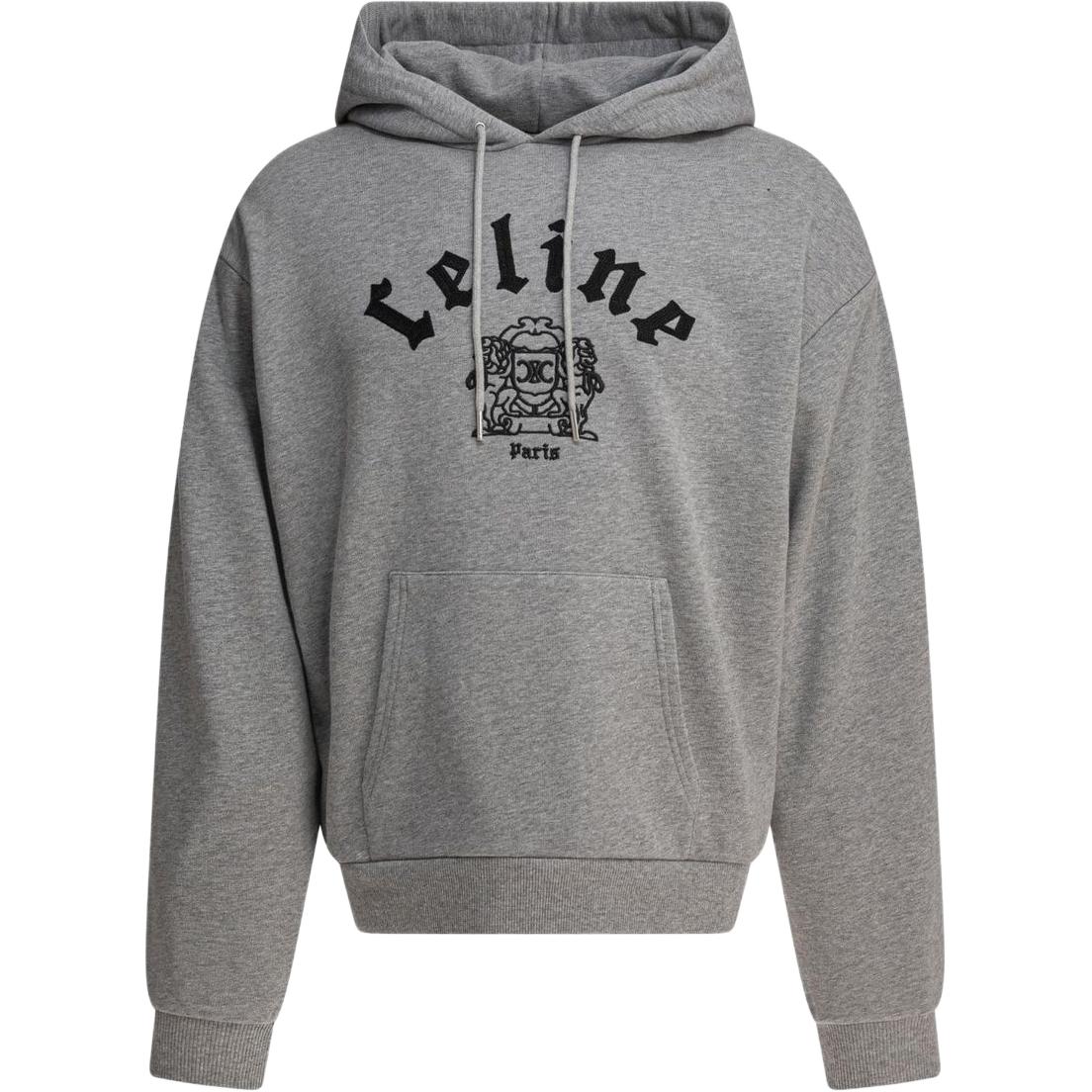 Order Sudadera CELINE con Logo de Letras en Gris Oscuro. RY08M670Q-08BQ